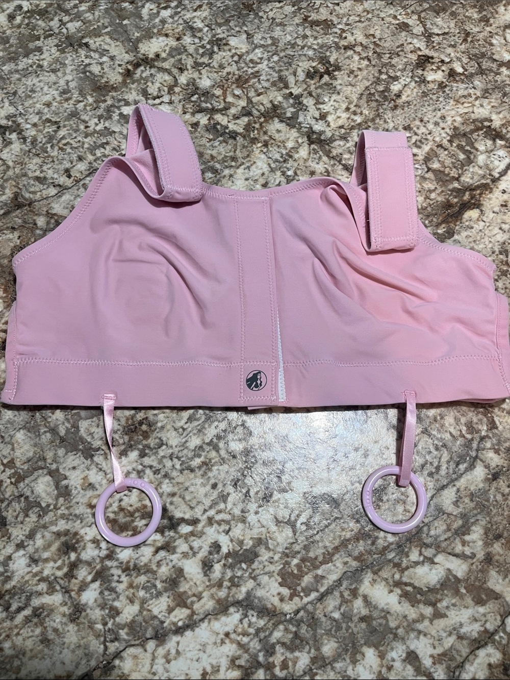 Masthead Light Pink Post Surgery Bra with Front Clip